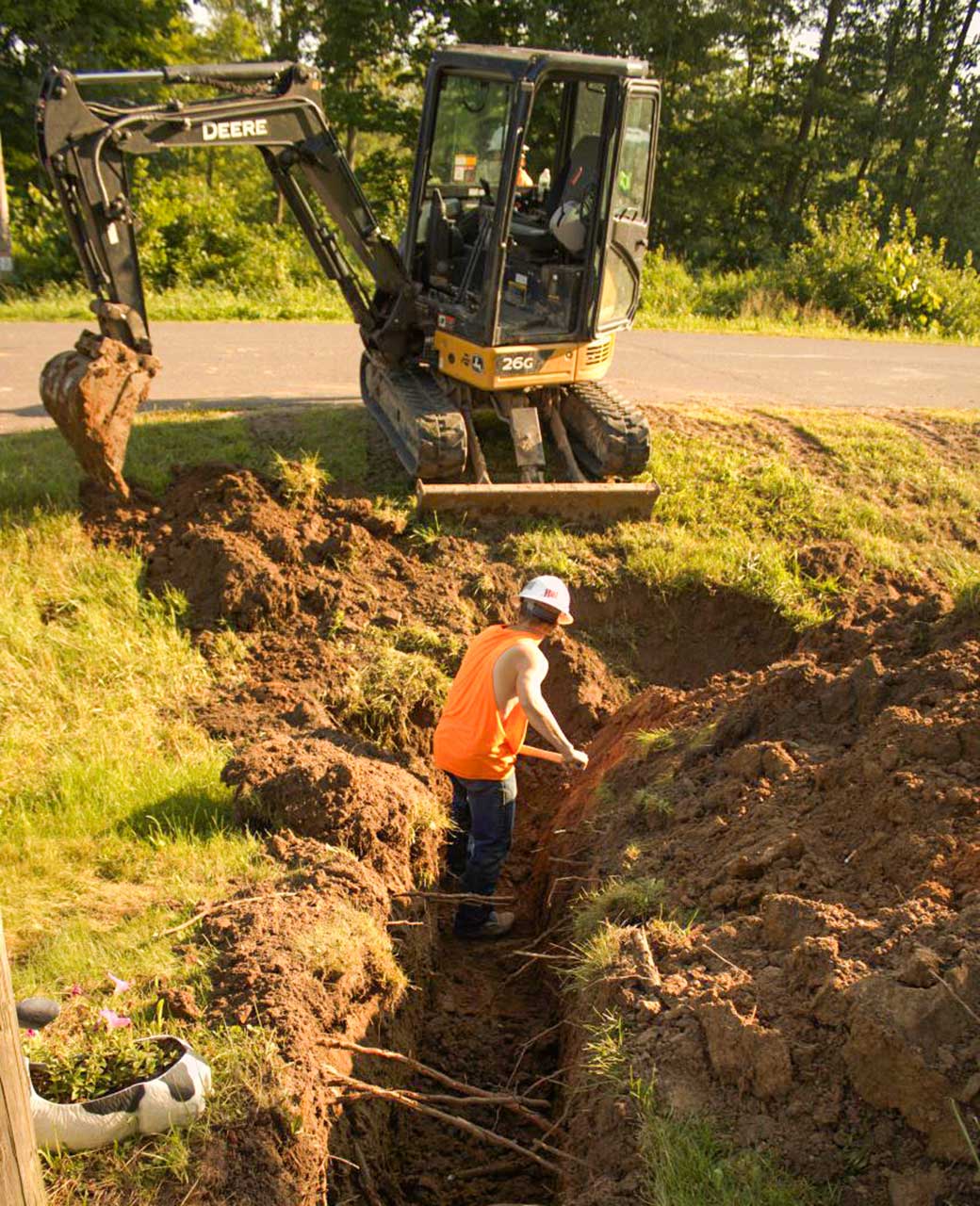 digging and trenching